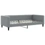 Light gray fabric sofa bed 100x200 cm by vidaXL, Beds and slatted bases - Ref: Foro24-353988, Price: 191,64 €, Discount: %