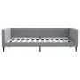 Light gray fabric sofa bed 100x200 cm by vidaXL, Beds and slatted bases - Ref: Foro24-353988, Price: 191,64 €, Discount: %