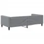Light gray fabric sofa bed 100x200 cm by vidaXL, Beds and slatted bases - Ref: Foro24-353988, Price: 191,64 €, Discount: %