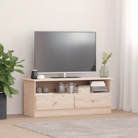 TV-Schrank mit Schubladen ALTA aus massivem Kiefernholz 100x35x41 cm von vidaXL, TV-Möbel - Ref: Foro24-353933, Preis: 73,46 ...