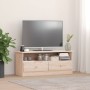 TV-Schrank mit Schubladen ALTA aus massivem Kiefernholz 100x35x41 cm von vidaXL, TV-Möbel - Ref: Foro24-353933, Preis: 73,46 ...