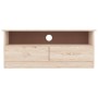 Mueble de TV con cajones ALTA madera maciza pino 100x35x41 cm