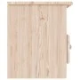 TV cabinet with drawers ALTA solid pine wood 100x35x41 cm by vidaXL, TV Furniture - Ref: Foro24-353933, Price: 72,56 €, Disco...