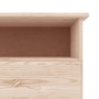 Mueble de TV con cajones ALTA madera maciza pino 100x35x41 cm