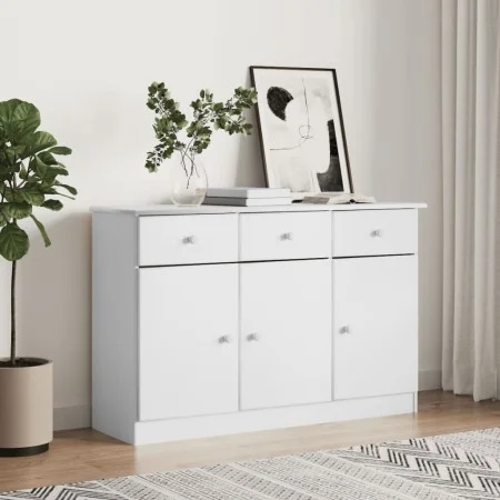 Massiver Kiefernholz-Highboard 112x35x73 cm von vidaXL, Sideboards - Ref: Foro24-353938, Preis: 154,13 €, Rabatt: %