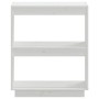 Estantería madera maciza de pino blanca 60x35x71 cm