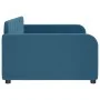 Sofá cama terciopelo azul 90x200 cm de vidaXL, Camas y somieres - Ref: Foro24-354057, Precio: 210,60 €, Descuento: %