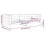 Dunkelgrünes Samtschlafsofa 80x200 cm von vidaXL, Betten und Lattenroste - Ref: Foro24-354003, Preis: 180,34 €, Rabatt: %
