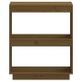 Estantería madera maciza de pino marrón miel 60x35x71 cm