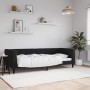 Sofá cama terciopelo negro 80x200 cm de vidaXL, Camas y somieres - Ref: Foro24-354005, Precio: 192,98 €