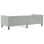 Hellgraues Samtschlafsofa 90x190 cm von vidaXL, Betten und Lattenroste - Ref: Foro24-354021, Preis: 187,65 €, Rabatt: %