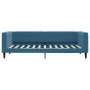 Blaues Samtschlafsofa 90x200 cm von vidaXL, Betten und Lattenroste - Ref: Foro24-354007, Preis: 187,53 €, Rabatt: %