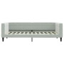 Sofá cama terciopelo gris claro 90x200 cm de vidaXL, Camas y somieres - Ref: Foro24-354008, Precio: 192,03 €, Descuento: %