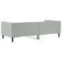 Sofá cama terciopelo gris claro 90x200 cm de vidaXL, Camas y somieres - Ref: Foro24-354008, Precio: 192,03 €, Descuento: %