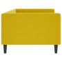 Sofá cama terciopelo amarillo 90x200 cm de vidaXL, Camas y somieres - Ref: Foro24-354013, Precio: 189,11 €, Descuento: %