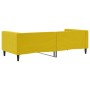 Sofá cama terciopelo amarillo 90x200 cm de vidaXL, Camas y somieres - Ref: Foro24-354013, Precio: 189,11 €, Descuento: %