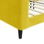 Sofá cama terciopelo amarillo 90x200 cm de vidaXL, Camas y somieres - Ref: Foro24-354013, Precio: 186,33 €, Descuento: %