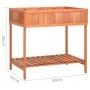 Jardinera huerto madera maciza de abeto 80x60x80 cm de vidaXL, Maceteros y jardineras - Ref: Foro24-170882, Precio: 82,43 €, ...