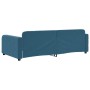 Sofá cama terciopelo azul 100x200 cm de vidaXL, Camas y somieres - Ref: Foro24-354064, Precio: 202,54 €, Descuento: %
