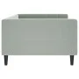 Sofá cama terciopelo gris claro 100x200 cm de vidaXL, Camas y somieres - Ref: Foro24-354015, Precio: 196,83 €, Descuento: %