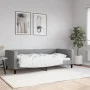 Hellgraues Schlafsofa aus Stoff, 90 x 190 cm von vidaXL, Betten und Lattenroste - Ref: Foro24-353993, Preis: 203,76 €, Rabatt: %