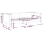 Hellgraues Schlafsofa aus Stoff, 90 x 190 cm von vidaXL, Betten und Lattenroste - Ref: Foro24-353993, Preis: 203,76 €, Rabatt: %