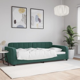 Dunkelgrünes Samtschlafsofa 90x200 cm von vidaXL, Betten und Lattenroste - Ref: Foro24-354060, Preis: 212,50 €, Rabatt: %