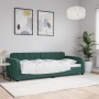 Dunkelgrünes Samtschlafsofa 90x200 cm von vidaXL, Betten und Lattenroste - Ref: Foro24-354060, Preis: 212,50 €, Rabatt: %