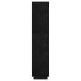 Estantería/divisor de espacios madera pino negro 60x35x167 cm