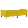 Gelbes Samtschlafsofa 100x200 cm von vidaXL, Betten und Lattenroste - Ref: Foro24-354020, Preis: 186,23 €, Rabatt: %