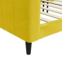 Gelbes Samtschlafsofa 100x200 cm von vidaXL, Betten und Lattenroste - Ref: Foro24-354020, Preis: 189,06 €, Rabatt: %