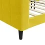 Gelbes Samtschlafsofa 100x200 cm von vidaXL, Betten und Lattenroste - Ref: Foro24-354020, Preis: 186,23 €, Rabatt: %