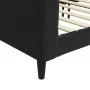 Schlafsofa aus schwarzem Samt, 90 x 190 cm von vidaXL, Betten und Lattenroste - Ref: Foro24-354023, Preis: 192,92 €, Rabatt: %