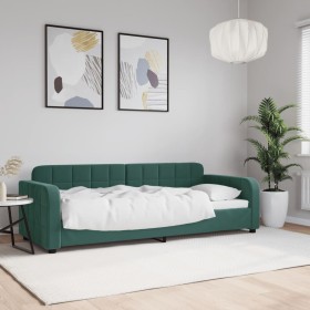 Dunkelgrünes Samtschlafsofa 80x200 cm von vidaXL, Betten und Lattenroste - Ref: Foro24-354053, Preis: 189,17 €, Rabatt: %
