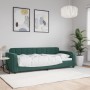 Sofá cama terciopelo verde oscuro 80x200 cm de vidaXL, Camas y somieres - Ref: Foro24-354053, Precio: 187,82 €, Descuento: %