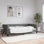 Dark gray fabric sofa bed 100x200 cm by vidaXL, Beds and slatted bases - Ref: Foro24-353989, Price: 157,26 €, Discount: %