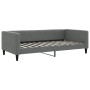 Dark gray fabric sofa bed 100x200 cm by vidaXL, Beds and slatted bases - Ref: Foro24-353989, Price: 157,26 €, Discount: %