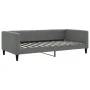 Sofá cama tela gris oscuro 100x200 cm de vidaXL, Camas y somieres - Ref: Foro24-353989, Precio: 191,68 €, Descuento: %