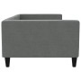 Dark gray fabric sofa bed 100x200 cm by vidaXL, Beds and slatted bases - Ref: Foro24-353989, Price: 157,26 €, Discount: %