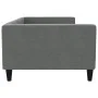 Sofá cama tela gris oscuro 100x200 cm de vidaXL, Camas y somieres - Ref: Foro24-353989, Precio: 191,68 €, Descuento: %