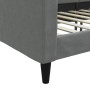 Dark gray fabric sofa bed 100x200 cm by vidaXL, Beds and slatted bases - Ref: Foro24-353989, Price: 157,26 €, Discount: %