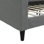 Sofá cama tela gris oscuro 100x200 cm de vidaXL, Camas y somieres - Ref: Foro24-353989, Precio: 191,68 €, Descuento: %