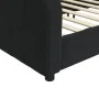 Schlafsofa aus schwarzem Samt, 80 x 200 cm von vidaXL, Betten und Lattenroste - Ref: Foro24-354055, Preis: 183,65 €, Rabatt: %