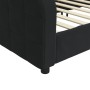 Sofá cama terciopelo negro 80x200 cm de vidaXL, Camas y somieres - Ref: Foro24-354055, Precio: 187,15 €, Descuento: %