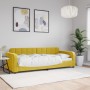 Gelbes Samtschlafsofa 80x200 cm von vidaXL, Betten und Lattenroste - Ref: Foro24-354056, Preis: 180,80 €, Rabatt: %