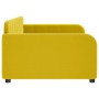 Sofá cama terciopelo amarillo 90x200 cm de vidaXL, Camas y somieres - Ref: Foro24-354063, Precio: 188,72 €, Descuento: %