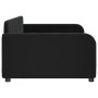 Black velvet sofa bed 90x190 cm by vidaXL, Beds and slatted bases - Ref: Foro24-354073, Price: 184,20 €, Discount: %