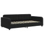 Sofá cama terciopelo negro 90x200 cm de vidaXL, Camas y somieres - Ref: Foro24-354062, Precio: 192,77 €, Descuento: %