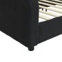 Schlafsofa aus schwarzem Samt, 90 x 200 cm von vidaXL, Betten und Lattenroste - Ref: Foro24-354062, Preis: 189,73 €, Rabatt: %