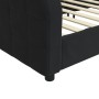 Sofá cama terciopelo negro 90x200 cm de vidaXL, Camas y somieres - Ref: Foro24-354062, Precio: 192,77 €, Descuento: %